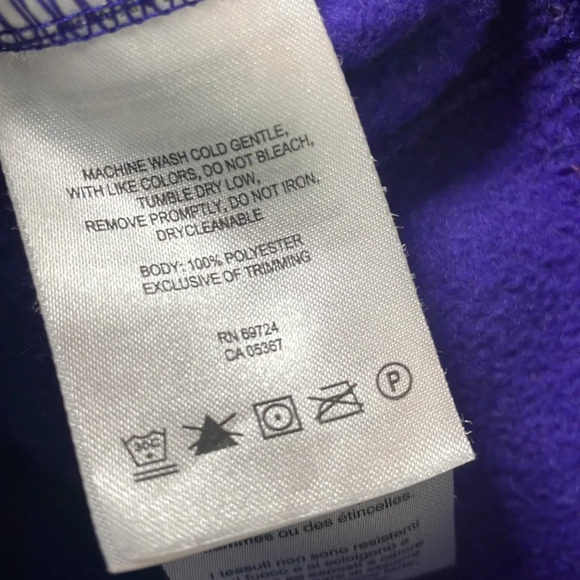 Columbia Fleece Jacket / Coat toddler size 2t Collegiate Clemson Paw, EUC - Picture 7 of 8